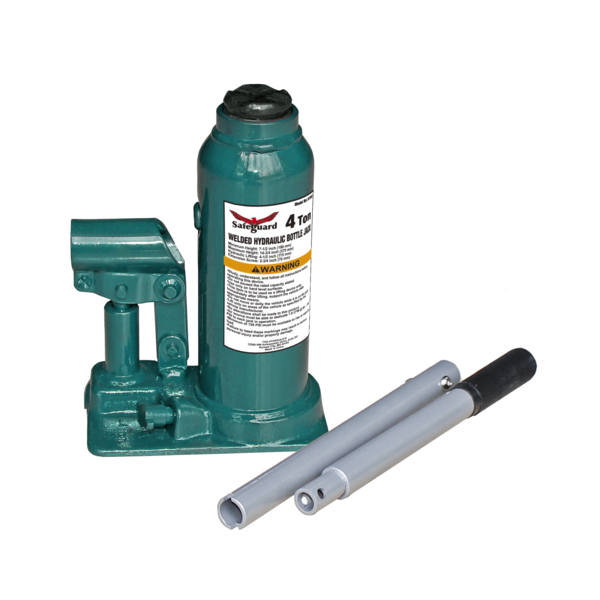 Safeguard Welded Inline Bottle Jack, Steel, 4 Ton Capacity 61040